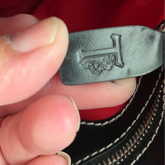 TOD’s vintage canvas leather nylon satchel - Picture 9 of 10